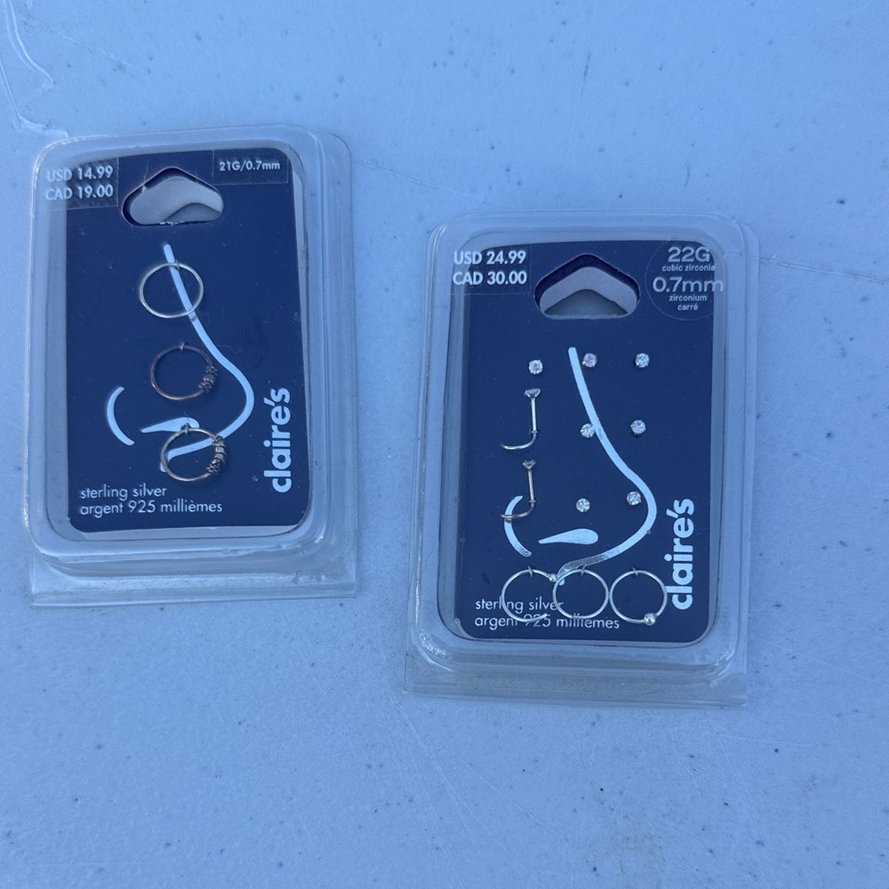 Claire's Nose Ring Sets